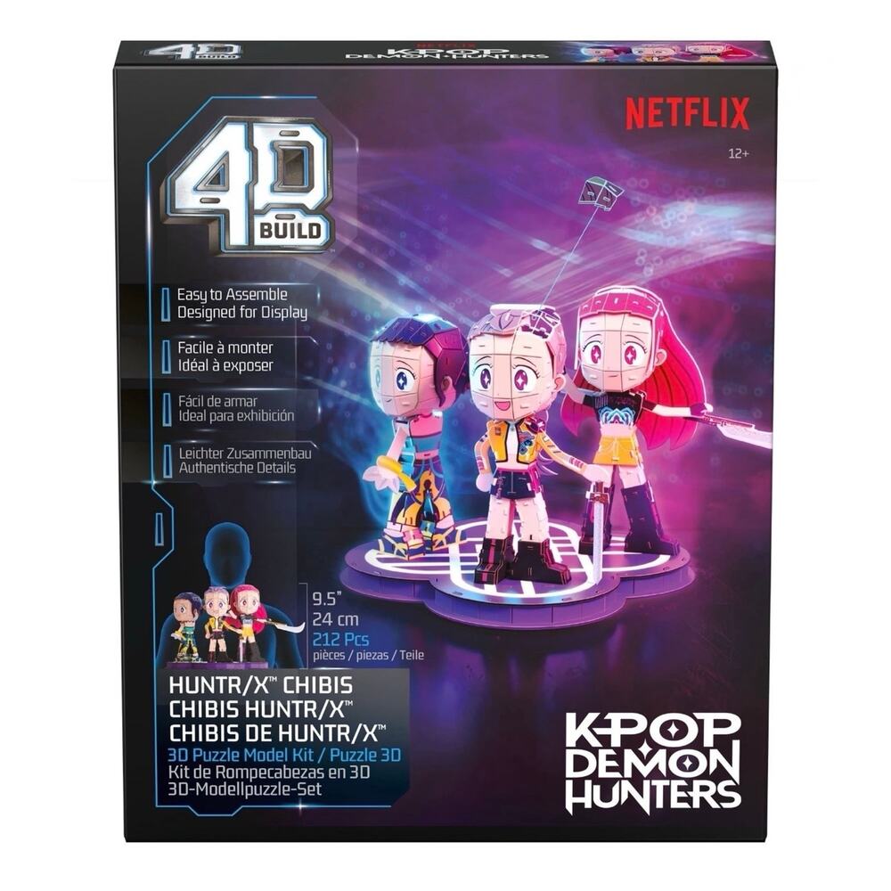2-4D Build, KPop Demon Hunters HUNTR/ X Chidi 3D Puzzle Model Kit Netflix